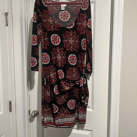 Red and Black Sophie Max Dress - Picture 4 of 6